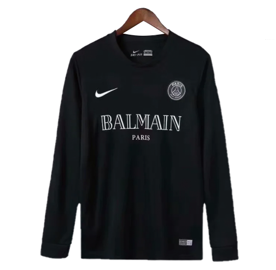 2021/22 PSG Black Long Sleeve T-Shirt